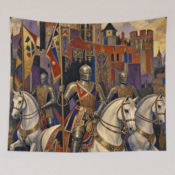 Item preview, Medieval Knights Art designed and sold by TheDarkWardrobe.