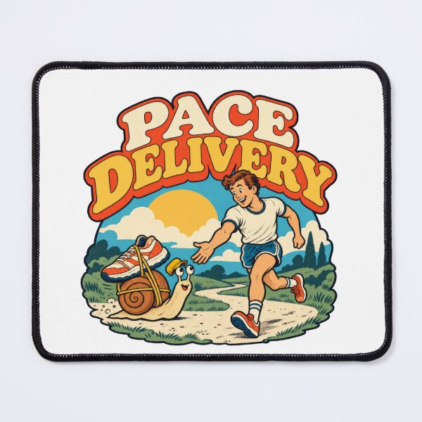 Item preview, Running Pace Delivery Snail Courier designed and sold by Pixdot.