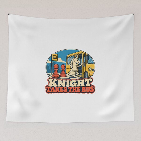 Item preview, Chess Knight Takes the Bus designed and sold by Pixdot.
