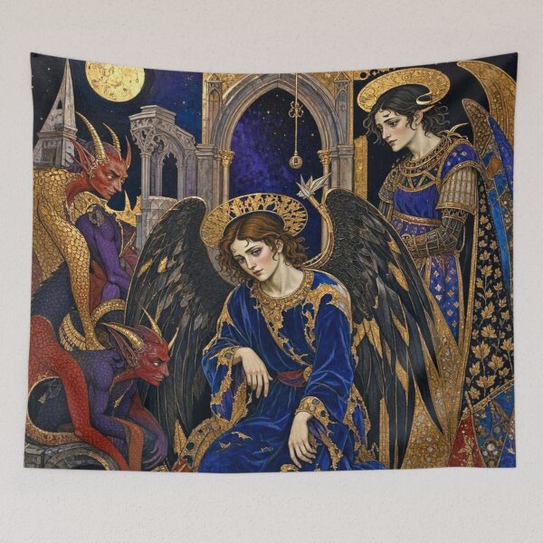 Item preview, Medieval Dark Goth Art designed and sold by TheDarkWardrobe.