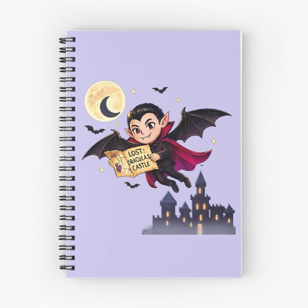 Item preview, Funny Lost Vampire Map - Cute Dracula Halloween Cartoon. designed and sold by Yassinejayed.