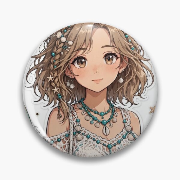 Item preview, Imsouane Morocco Boho Girl - Crochet Dress Sea Shell Necklace - Surf Boho Anime designed and sold by Tagimaro.