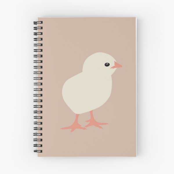 Item preview, Cute Minimalist Chick III on Warm Taupe Background designed and sold by Nasdigitalart.