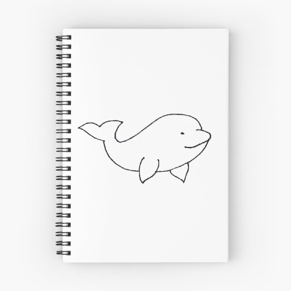 Item preview, Cute Beluga Whale Illustration designed and sold by Boy and Belugee Studio.