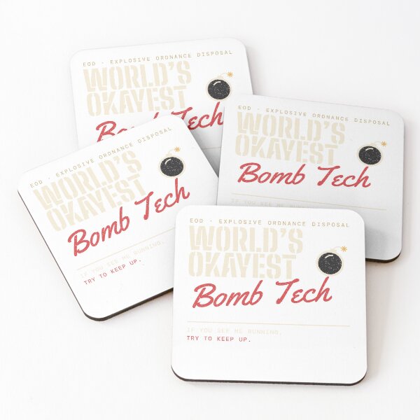 Item preview, Worlds Okayest Bomb Tech Shirt Funny EOD Bomb Technician Military Humor Gift designed and sold by UnivStore.