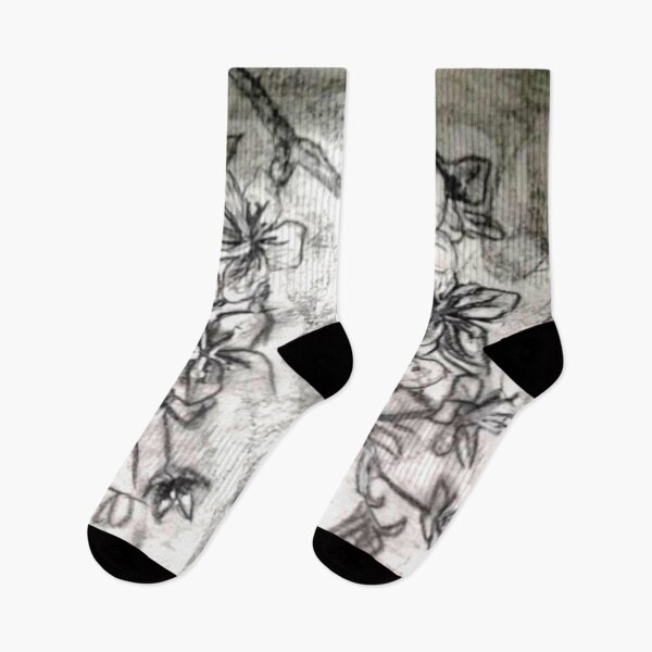 Item preview, Charcoal Cherry Blossoms designed and sold by Silverwolf144.