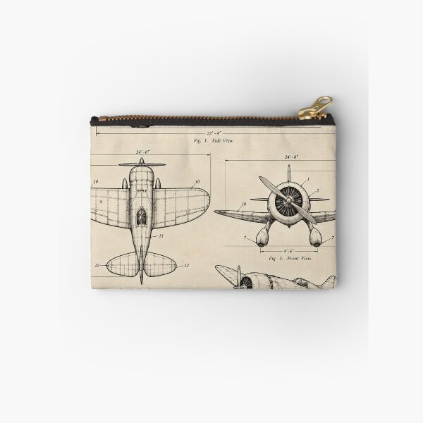 Item preview, Gee Bee R-2 – Vintage Racing Aircraft Technical Drawing designed and sold by Mirgonhood.
