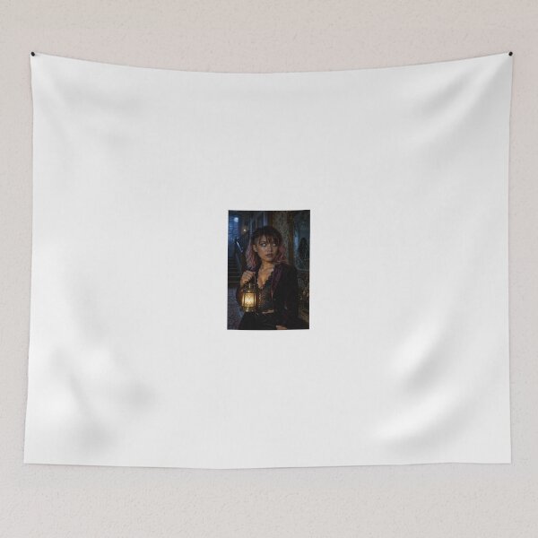 Item preview, Woman with Lantern in Haunted House designed and sold by CathryneDelamort.