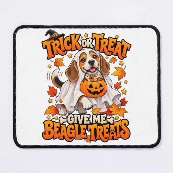 Item preview, Trick or Treat Give Me Beagle Treats Halloween Dog designed and sold by justinhmorton.