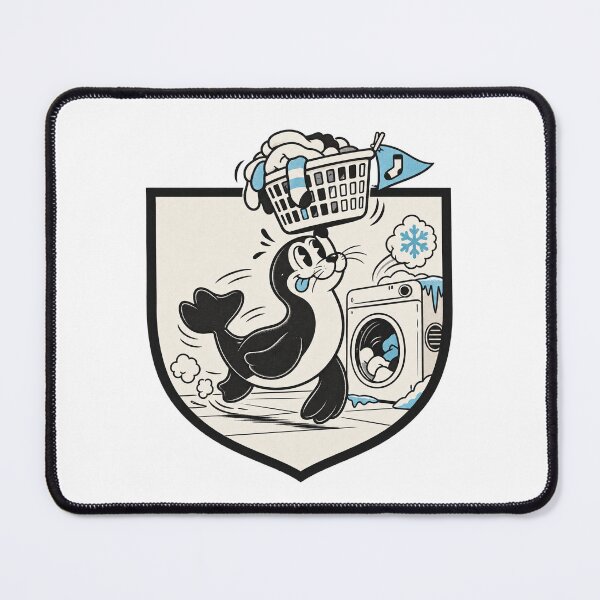 Item preview, Seal Waits by the Dryer designed and sold by Floeline.