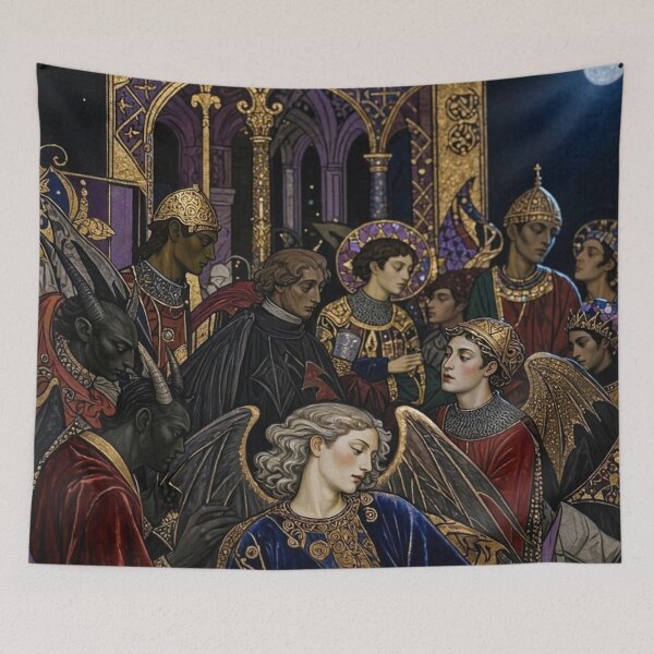 Item preview, Abstract Medieval Dark Goth Art designed and sold by TheDarkWardrobe.