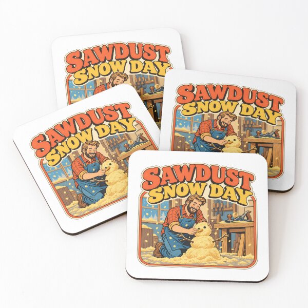 Item preview, Woodworking Sawdust Snow Day Retro Humor designed and sold by Pixdot.