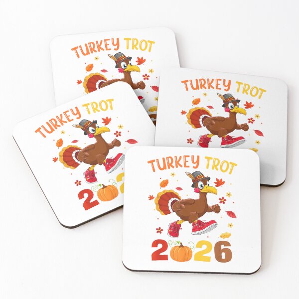 Item preview, Turkey Trot 2026 Thanksgiving Turkey Running Runner Autumn T-Shirt designed and sold by RoReshop.