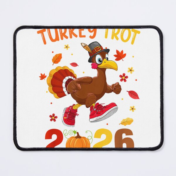 Item preview, Turkey Trot 2026 Thanksgiving Turkey Running Runner Autumn T-Shirt designed and sold by RoReshop.