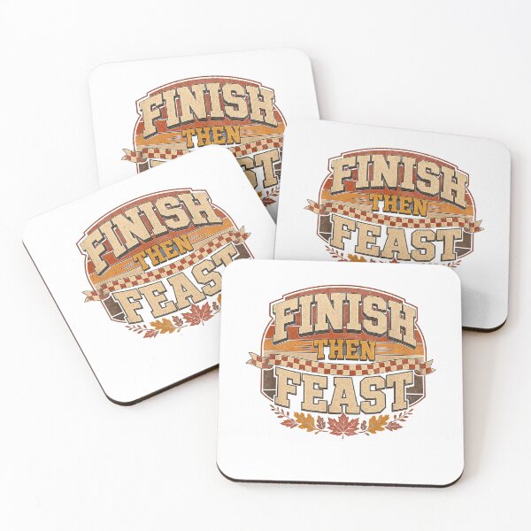 Item preview, Turkey Trot 5K Finish Then Feast T-Shirt designed and sold by Djtahar15.
