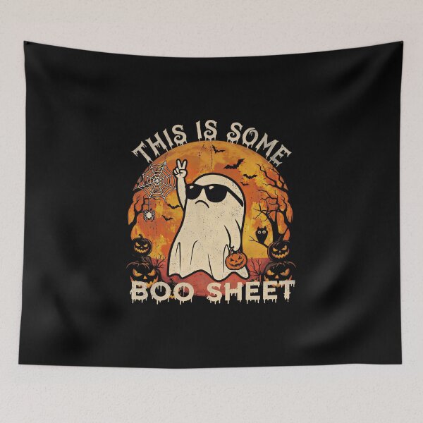 Item preview, This is Some Boo Sheet Ghost Retro Funny Spooky Halloween  designed and sold by gear-posters.