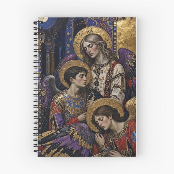 Item preview, Abstract Medieval Goth Angels Art designed and sold by TheDarkWardrobe.