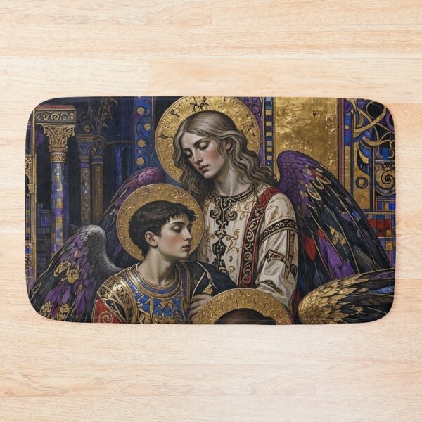 Item preview, Abstract Medieval Goth Angels Art designed and sold by TheDarkWardrobe.