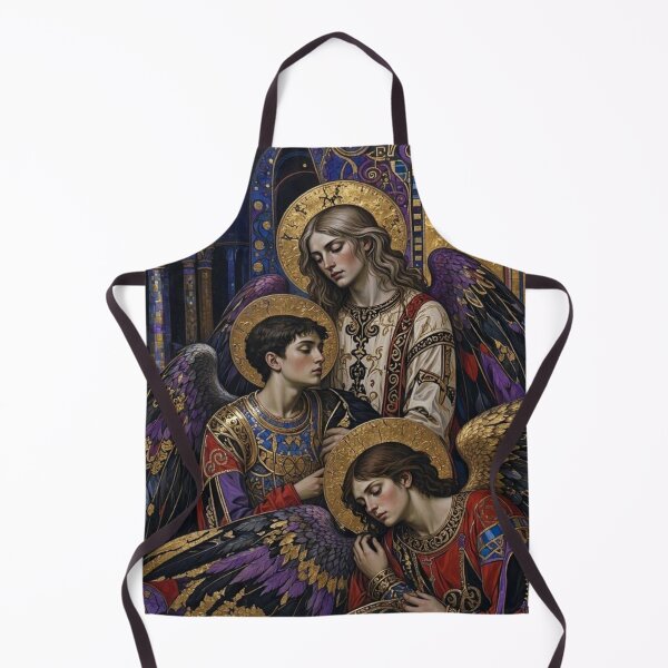 Item preview, Abstract Medieval Goth Angels Art designed and sold by TheDarkWardrobe.