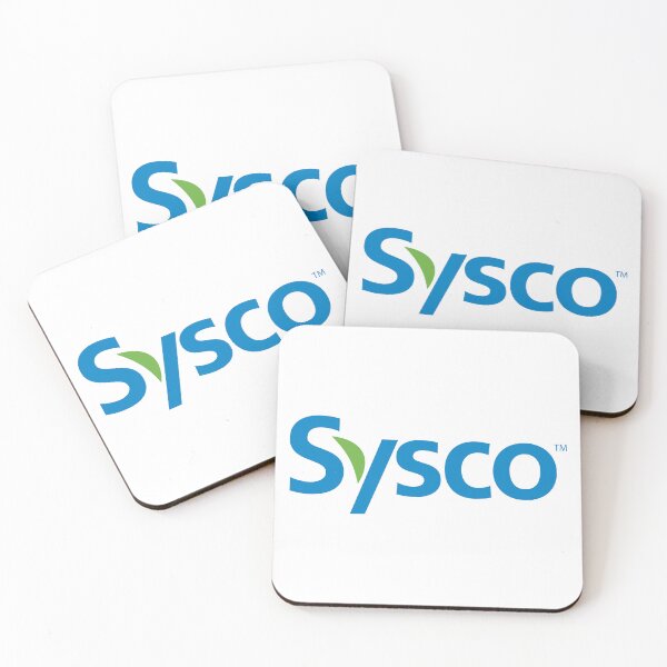 Item preview, Sysco Logo Blue Wordmark With Green Leaf Accent designed and sold by tulipsbutler.