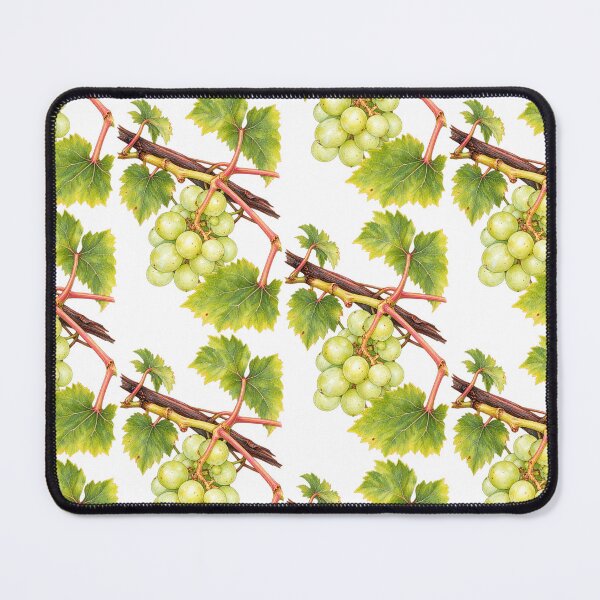 Item preview, Gorgeous green grapes on the vine and  green leaves photo art designed and sold by naturematters.