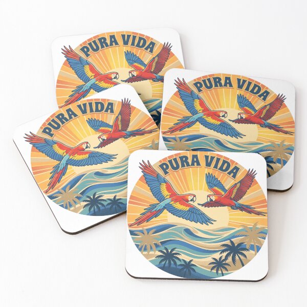 Item preview, Scarlet Pura Vida Macaws designed and sold by TicoInk.