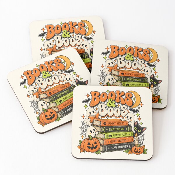 Aperçu de l'œuvre Books and Boos Shirt, Retro Halloween Book Lover Tee, Funny Bookworm Halloween Gift Sweatshirt créée et vendue par PRINYOS.