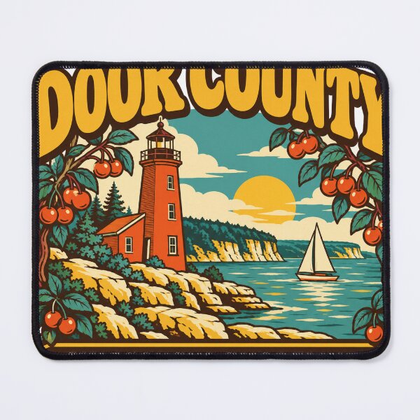 Item preview, Door County Gift - Wisconsin Shoreline designed and sold by RedRubyBubble.