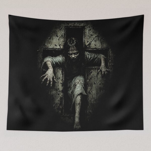 Item preview, Possessed Girl Crawling From Cross Horror designed and sold by The Mellonaire.