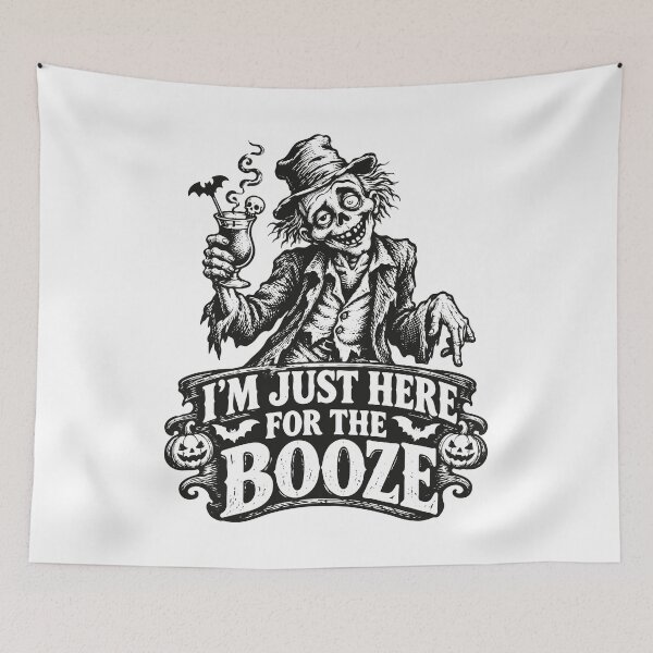 Item preview, I’m Just Here For The Booze designed and sold by VelvetRoom.