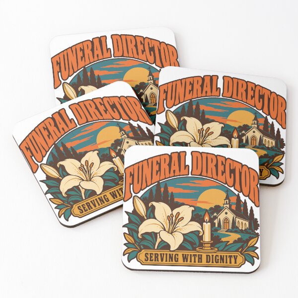 Item preview, Funeral Director Gift - Serving With Dignity designed and sold by RedRubyBubble.