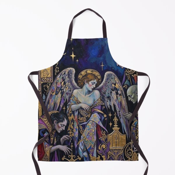 Item preview, Abstract Medieval Goth Angels Art designed and sold by TheDarkWardrobe.