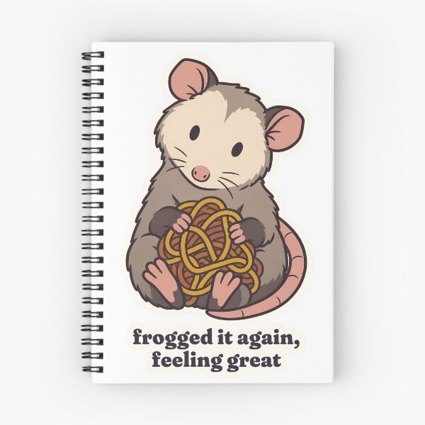 Item preview, Crochet Possum Frogged It Again Feeling Great designed and sold by OuqCreations.
