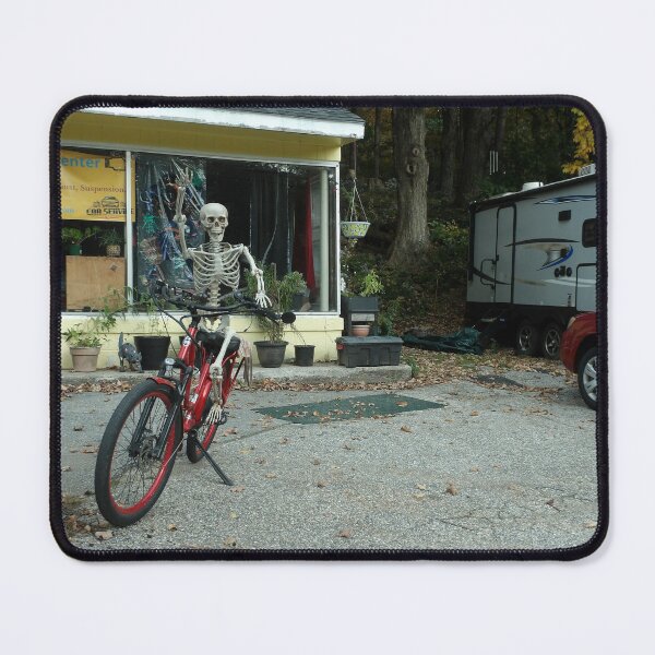 Item preview, Skelton on bicycle designed and sold by Digital2dreams.