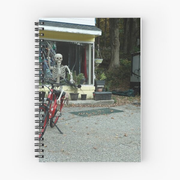 Item preview, Skelton on bicycle  designed and sold by Digital2dreams.