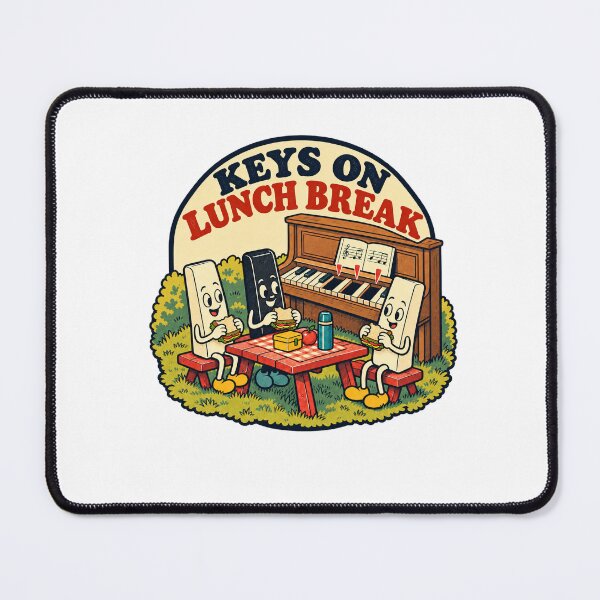 Item preview, Piano Keys Taking a Picnic Break designed and sold by Pixdot.