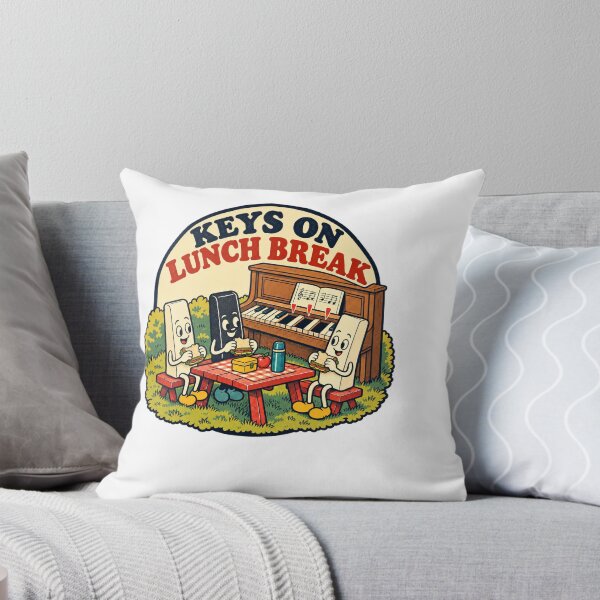 Item preview, Piano Keys Taking a Picnic Break designed and sold by Pixdot.