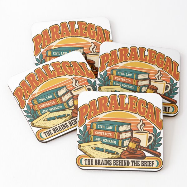 Item preview, Paralegal Gift - The Brains Behind The Brief designed and sold by RedRubyBubble.