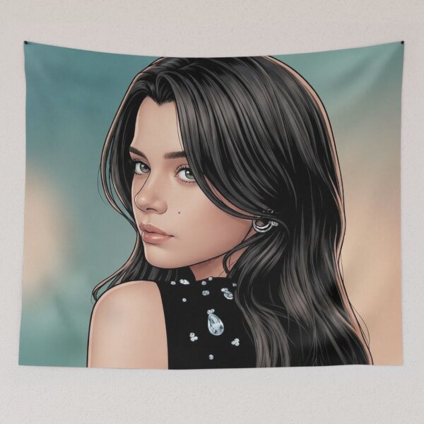 Item preview, FreenBecky Adorbs Thai GL Kdrama Actress LGBTQ+ Cartoon Art Wall Decor Comic Print Poster Shirt Cell  designed and sold by Mind Space.