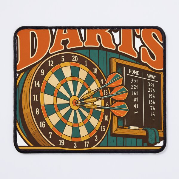Item preview, Darts Gift - Aim High Throw Straight designed and sold by RedRubyBubble.