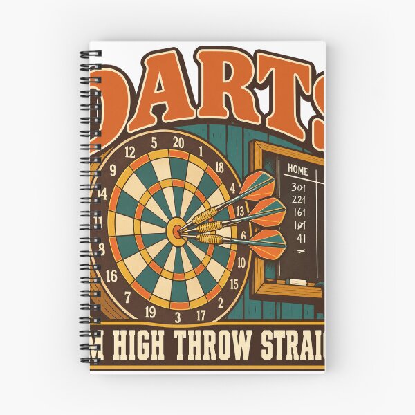 Item preview, Darts Gift - Aim High Throw Straight designed and sold by RedRubyBubble.