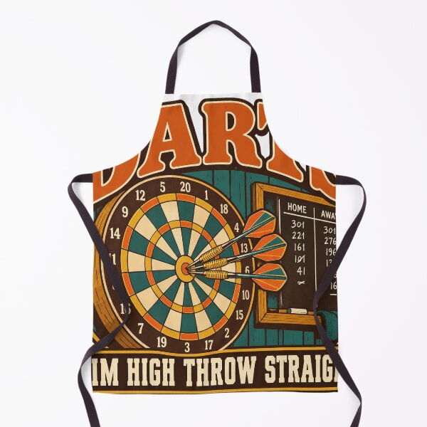 Item preview, Darts Gift - Aim High Throw Straight designed and sold by RedRubyBubble.