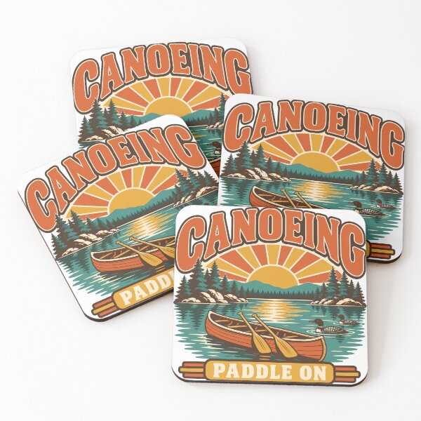 Item preview, Canoeing Gift - Paddle On designed and sold by RedRubyBubble.