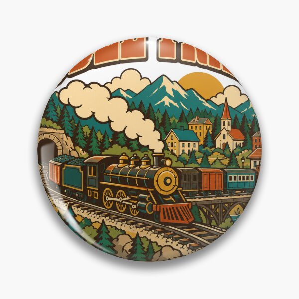 Item preview, Model Trains Gift - All Aboard designed and sold by RedRubyBubble.