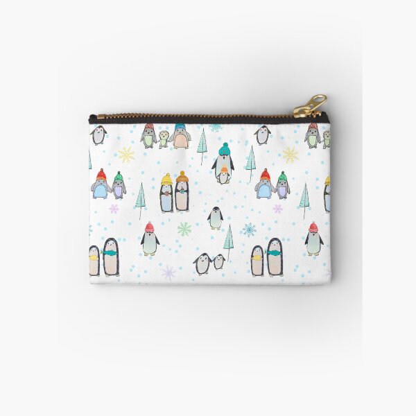 Artikelvorschau, Niedliche Pinguine, handgezeichnet in Aquarell und Tusche entworfen und verkauft von Boy and Belugee Studio.
