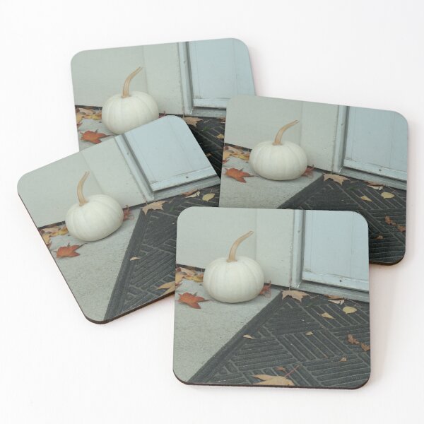 Item preview, white pumpkin near door designed and sold by Digital2dreams.