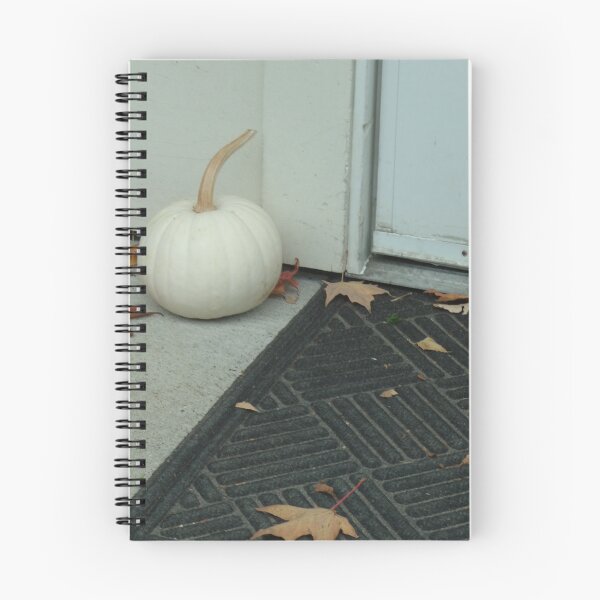 Item preview, white pumpkin near door designed and sold by Digital2dreams.