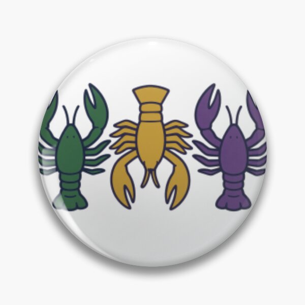Item preview, Mardi Gras Crawfish designed and sold by LeauxcalSouth.
