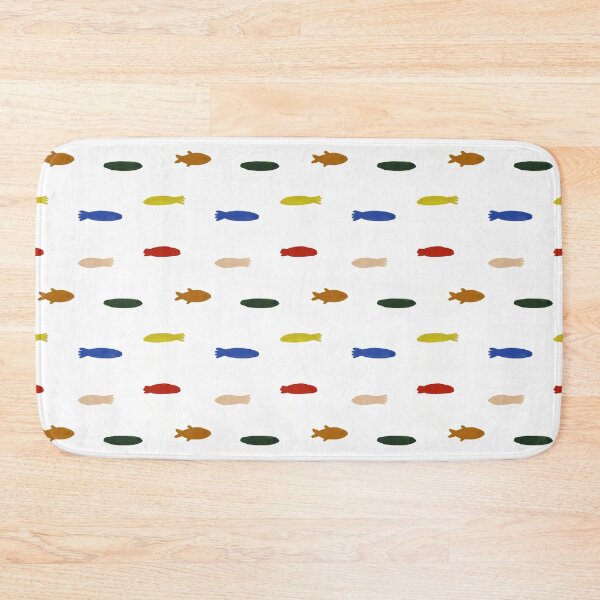 Item preview, Colorful Fish Coastal Ocean Pattern designed and sold by trajeado14.