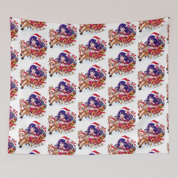 Item preview, Ai Hoshino Oshi no Ko Christmas Reindeer Sleigh designed and sold by mildaclairmo.